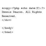 Update Your Copyright Date Automatically