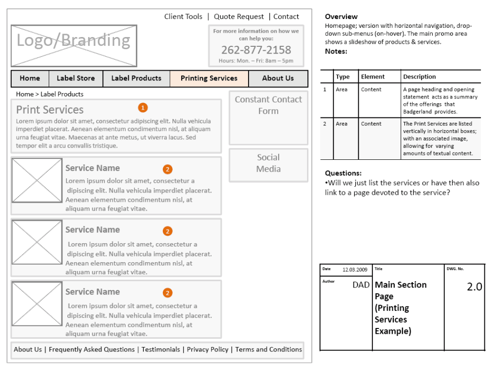 blp-wireframe-03-section Print Services Listing Wireframe