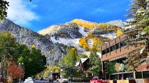 Downtown Aspen in the fall