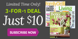 Advertisement: Subscribe now! For a limited time only, a three for one deal, just $10