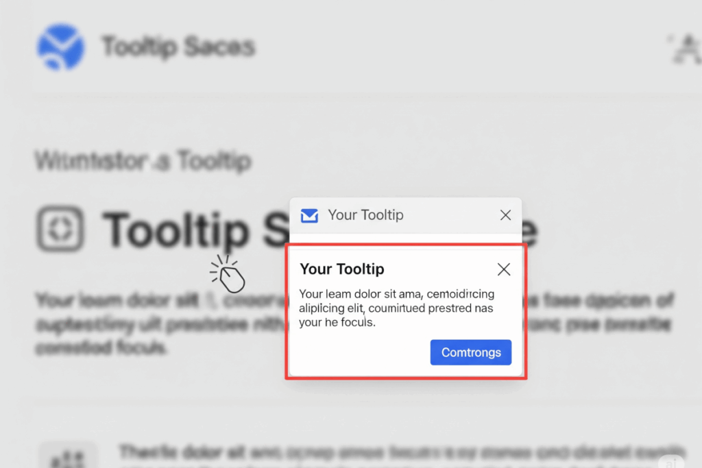 Screenshot of a tooltip invoked on hover
