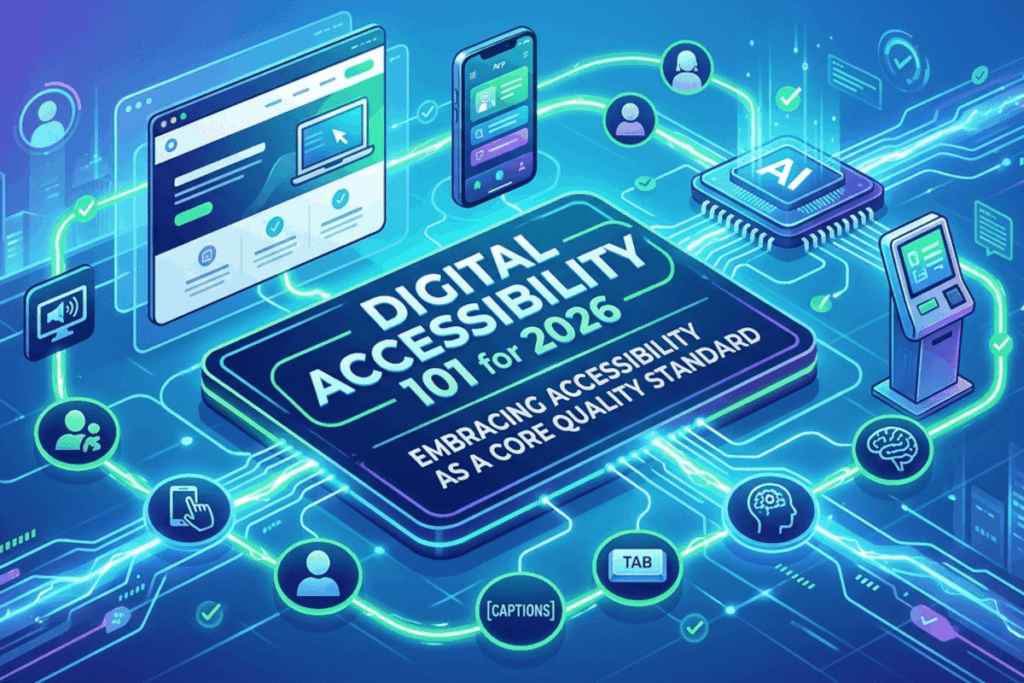 Digital Accessibility 101 for 2026. Embracing Accessibility As A Core Quality Standard