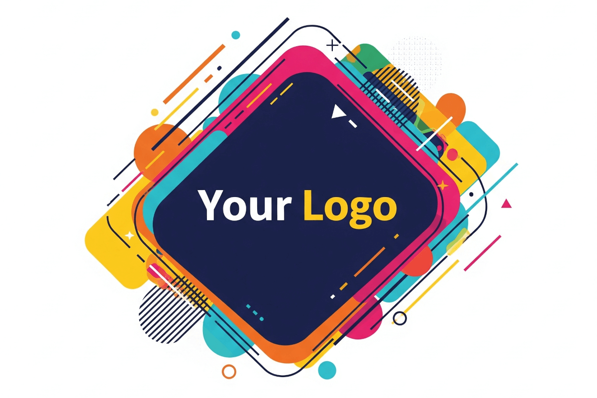 A colorful graphic, with the text You Logo presented in the middle. This graphic could be considered an exception to this WCAG success criterion